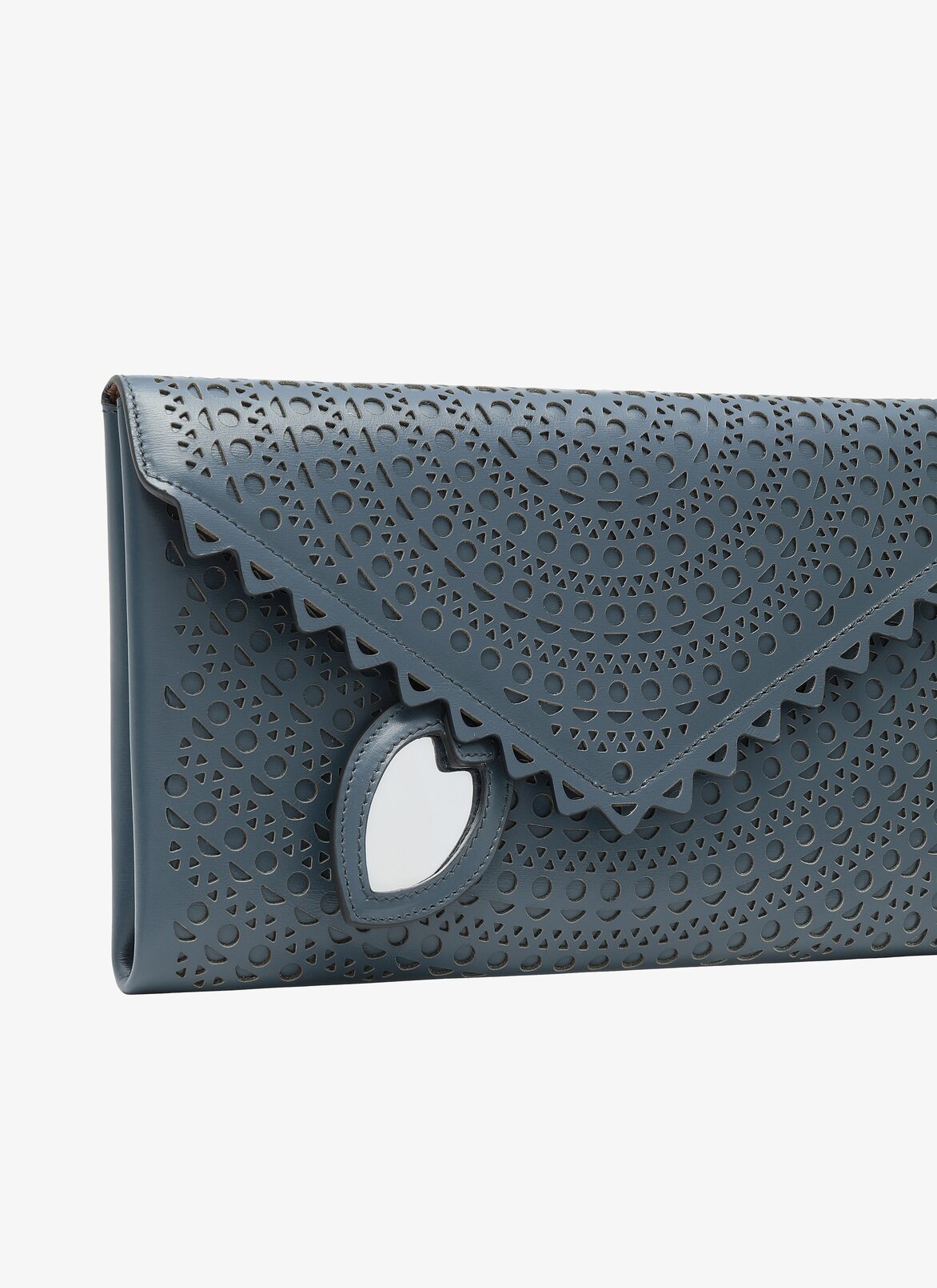 POCKET CUIR LUX MINI NEW VIENNE BLUE RUSSIAN ALAÏA RUSSIAN BLUE  POCKET CUIR LUX MINI NEW VIENNE BLUE RUSSIAN